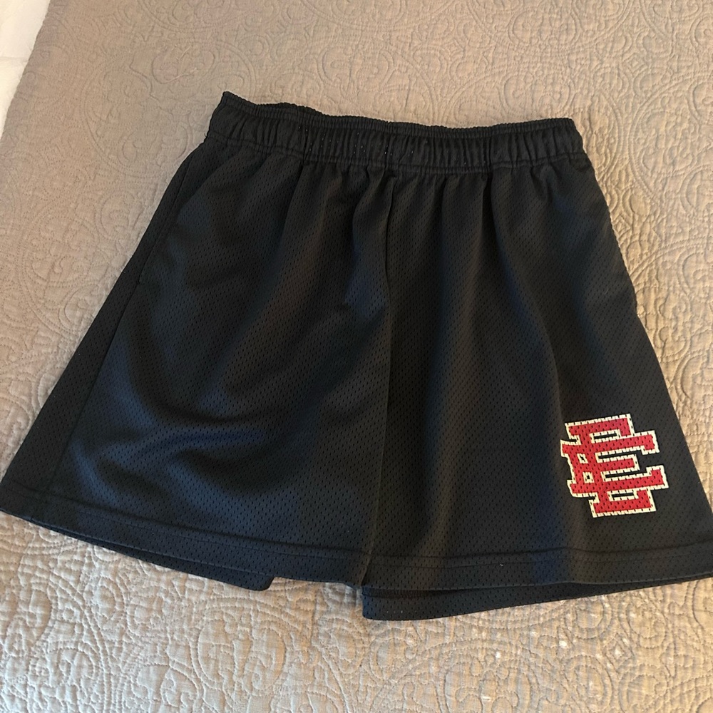 Eric Emanuel Navy Blue Athletic Shorts